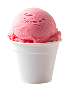 Strawberry Ice Cream Cup